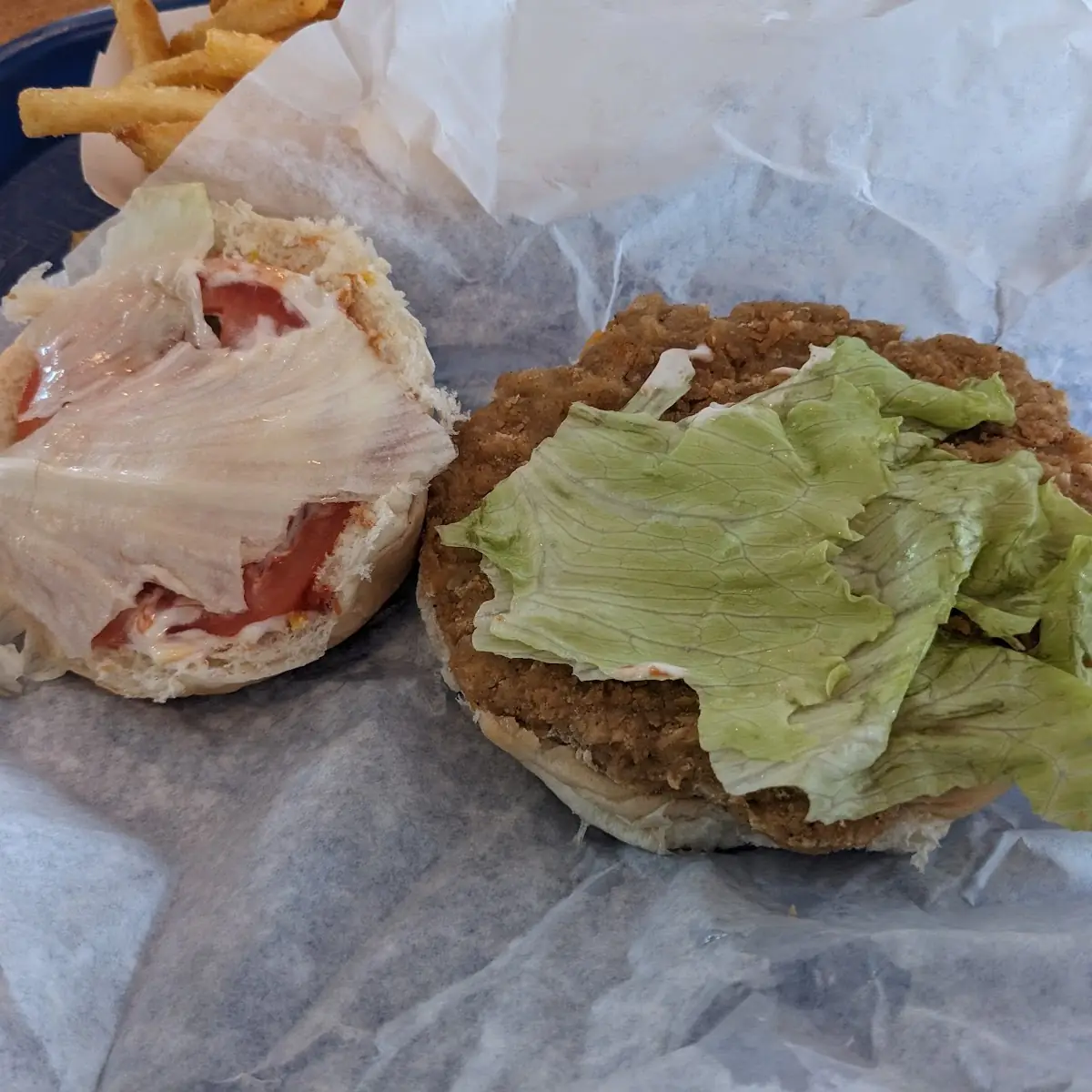 Tenderloin Sandwich and Salad