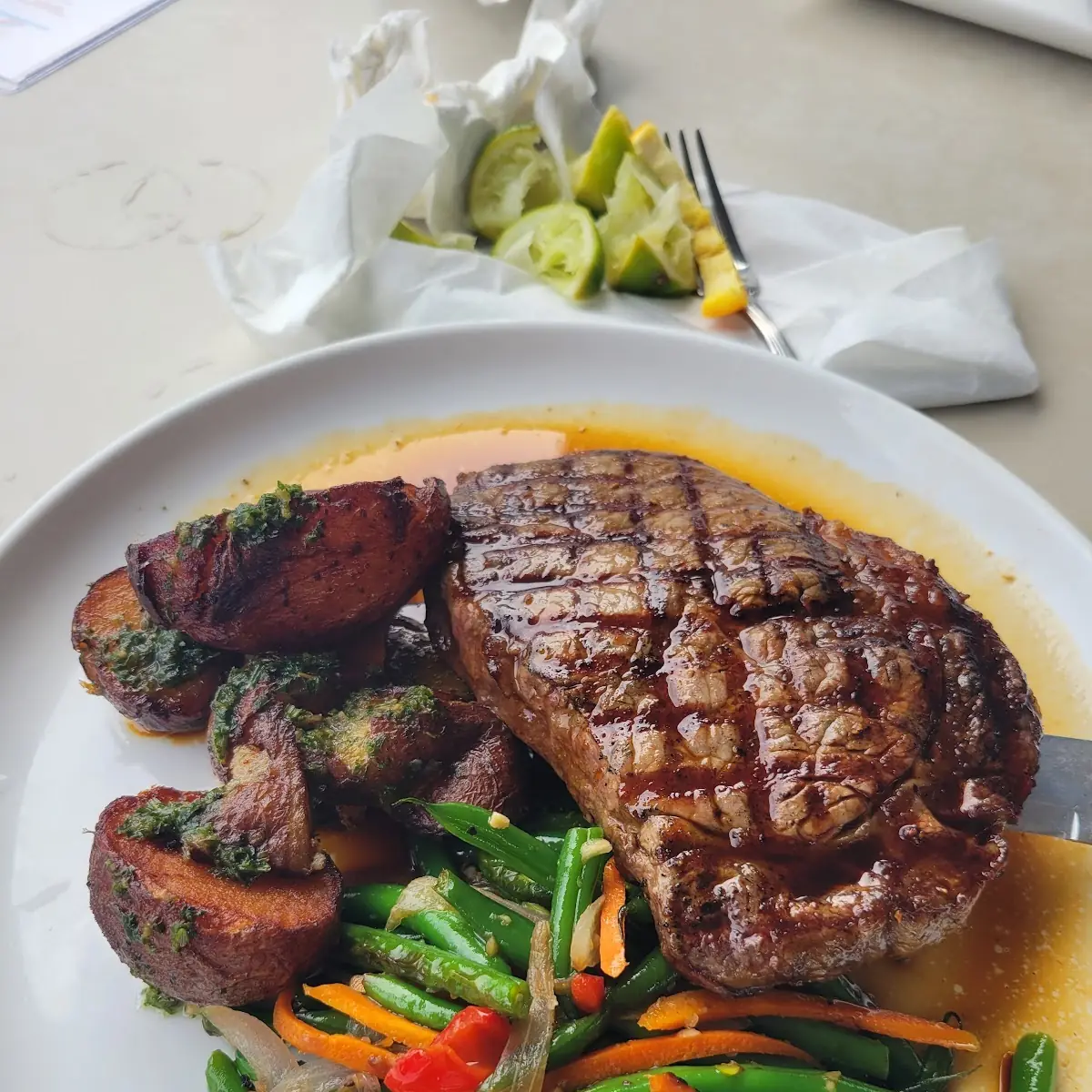 Hawaiian Grilled Ribeye