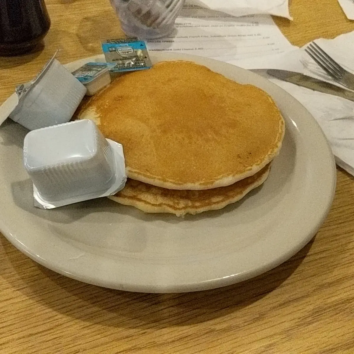 Pancakes and Eggs