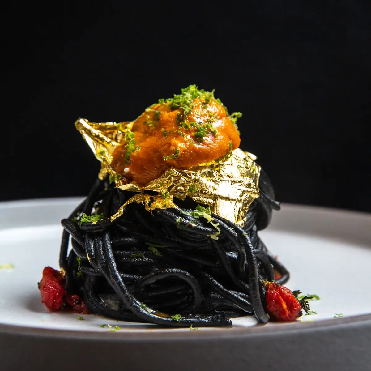 Squid Ink Spaghetti