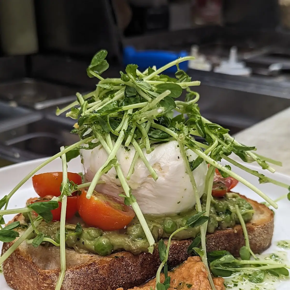 Ahi Tuna Poke Smashed Avocado Canoe Bread