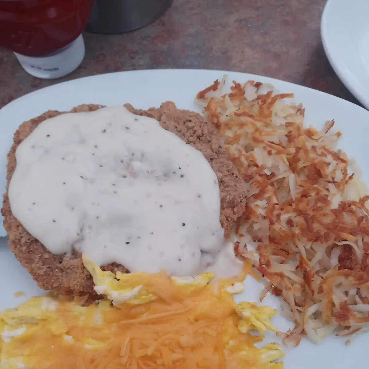 Country Fried Steak & Eggs