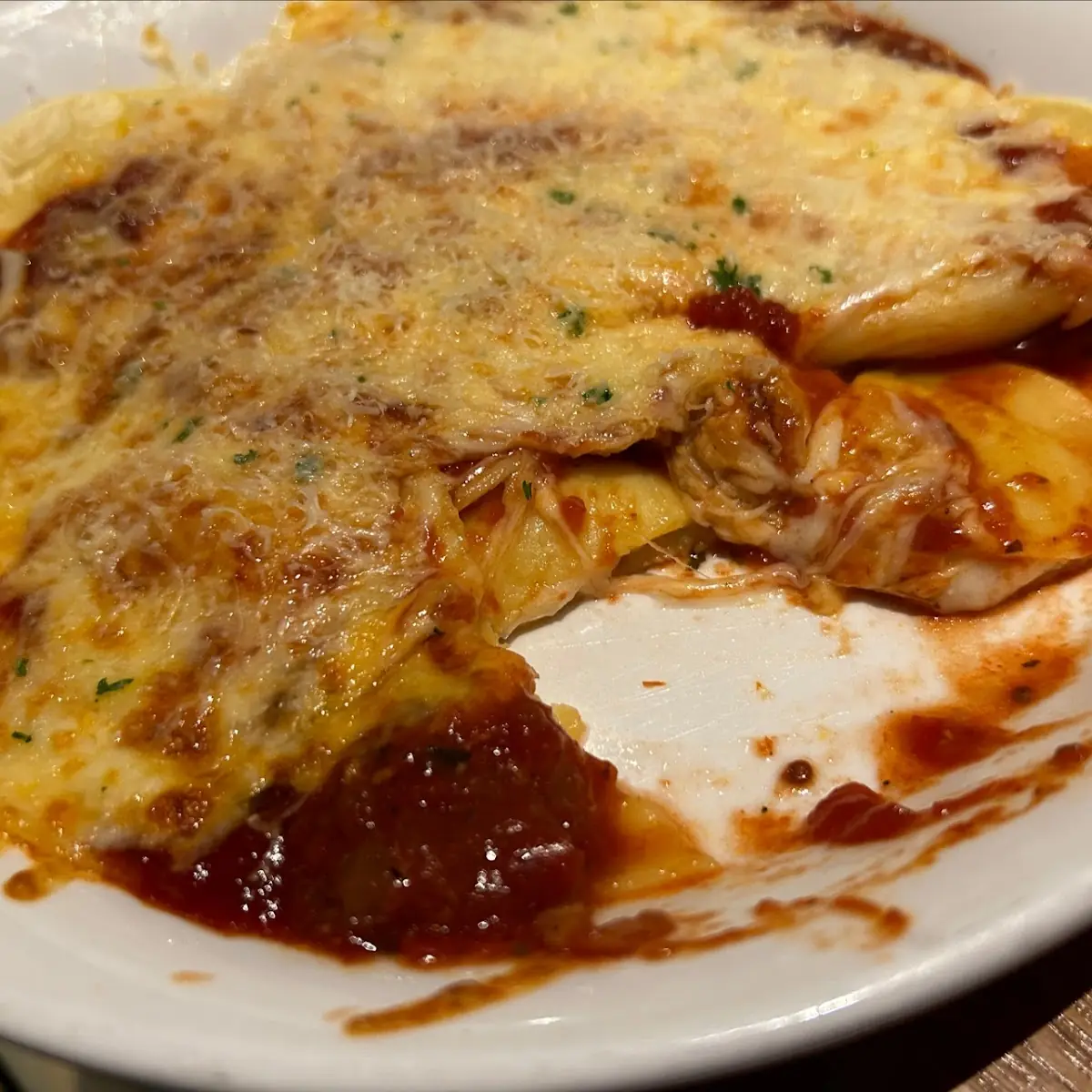 Cheese Ravioli with Extra Parmesan Cheese