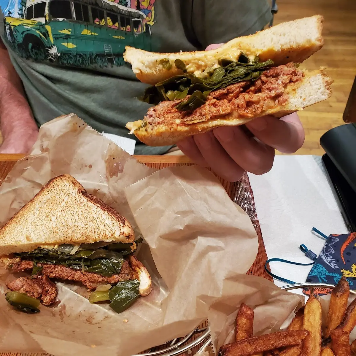 Chorizo Patty Melt