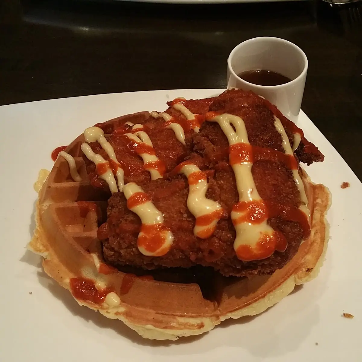 Spicy Chicken and Waffles