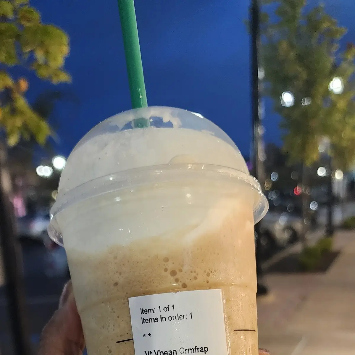 Vanilla Bean Frappuccino