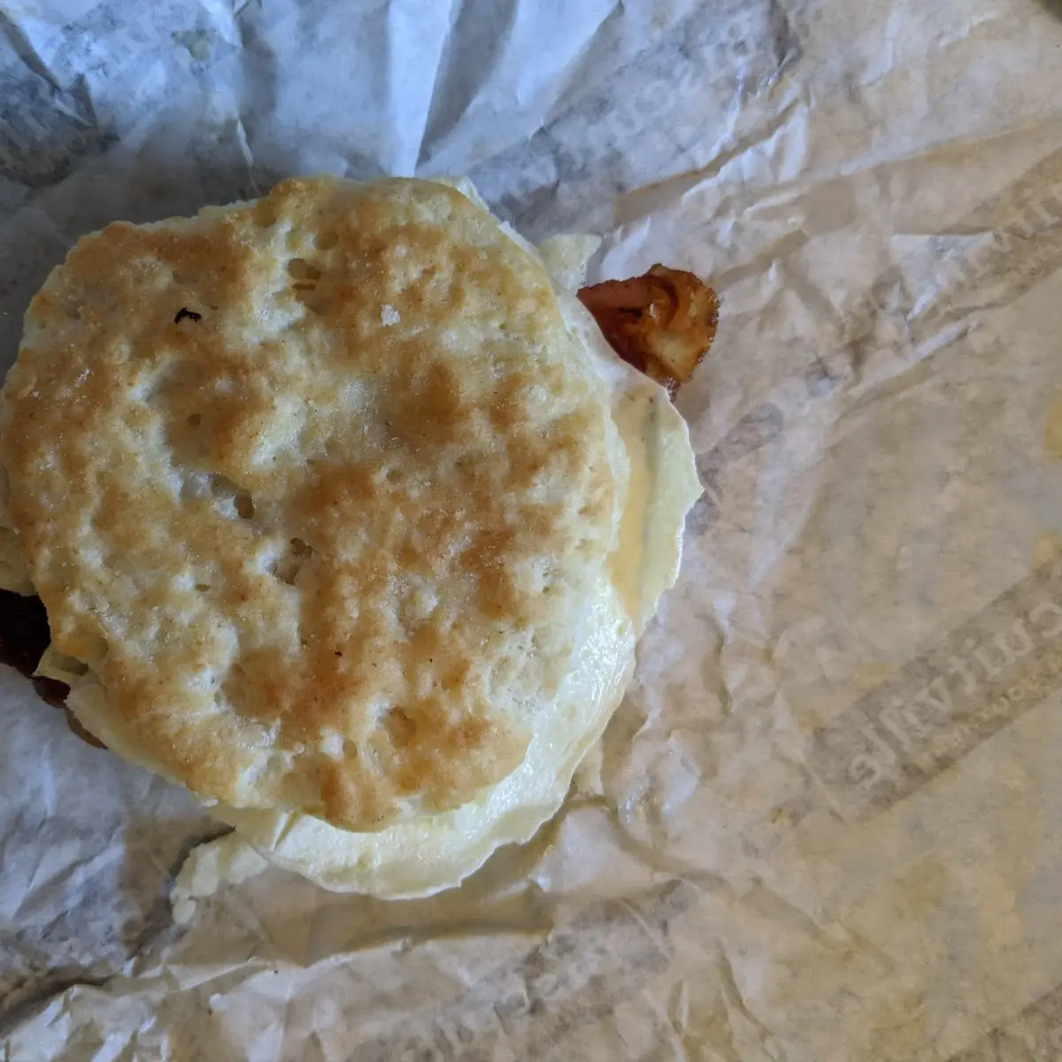 Bacon and Egg Biscuit