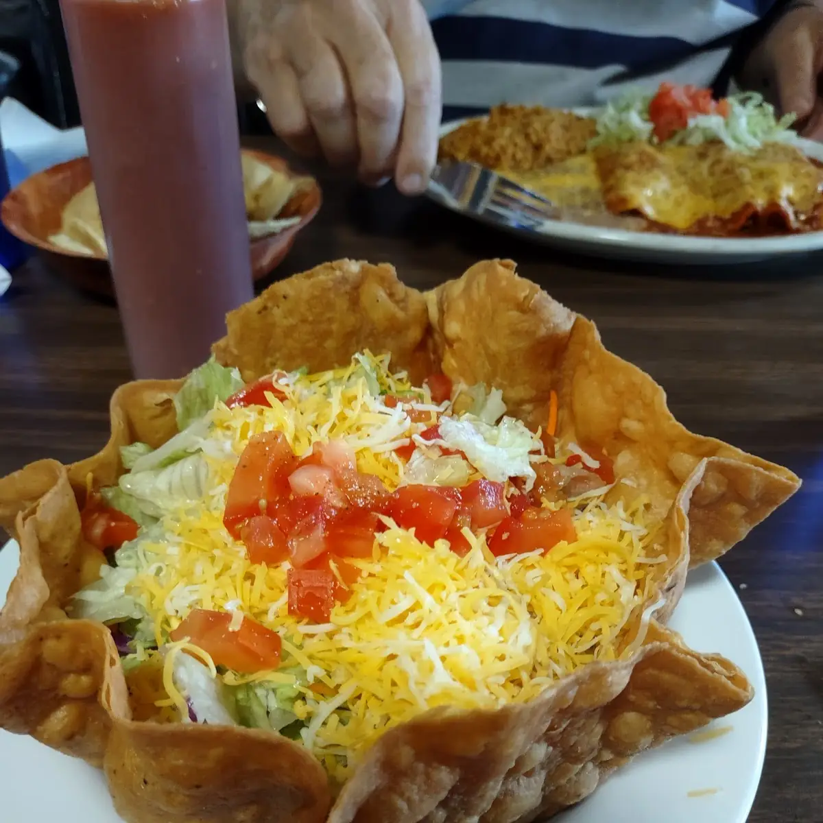 Shredded Beef Taco Salad