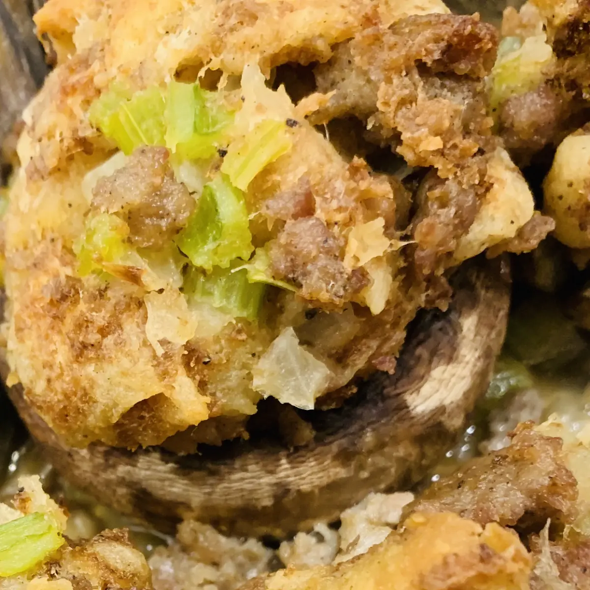 Sausage Stuffed Mushrooms