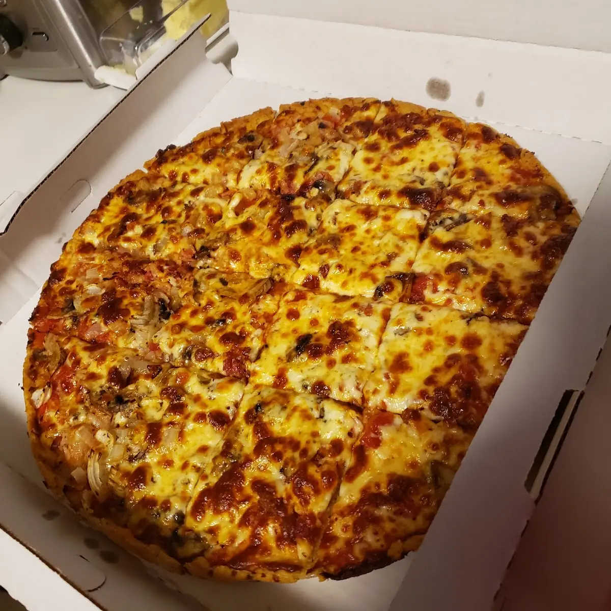 Thin Crust Sausage Pizza