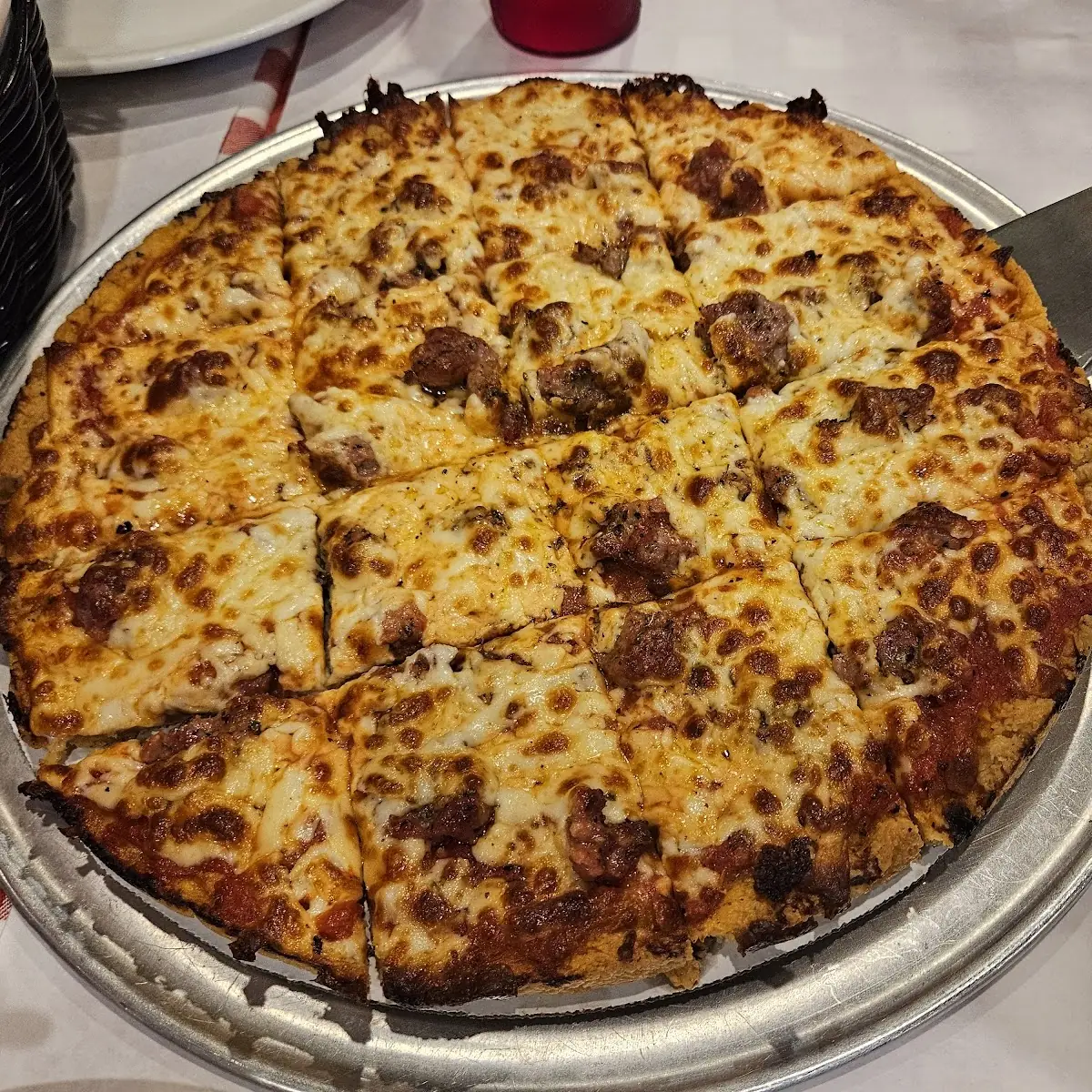 Vegetarian Thin Crust Pizza