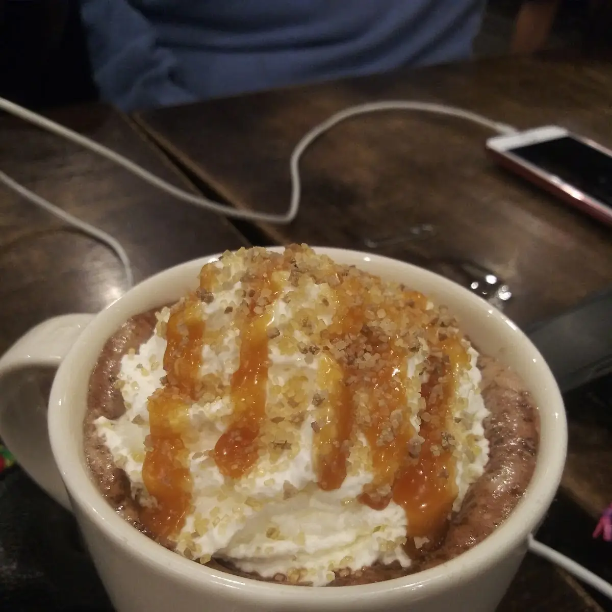 Salted Caramel Hot Chocolate
