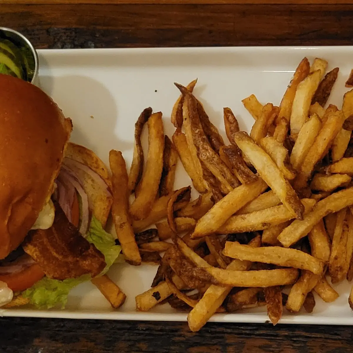 Bacon Cheeseburger w Fries