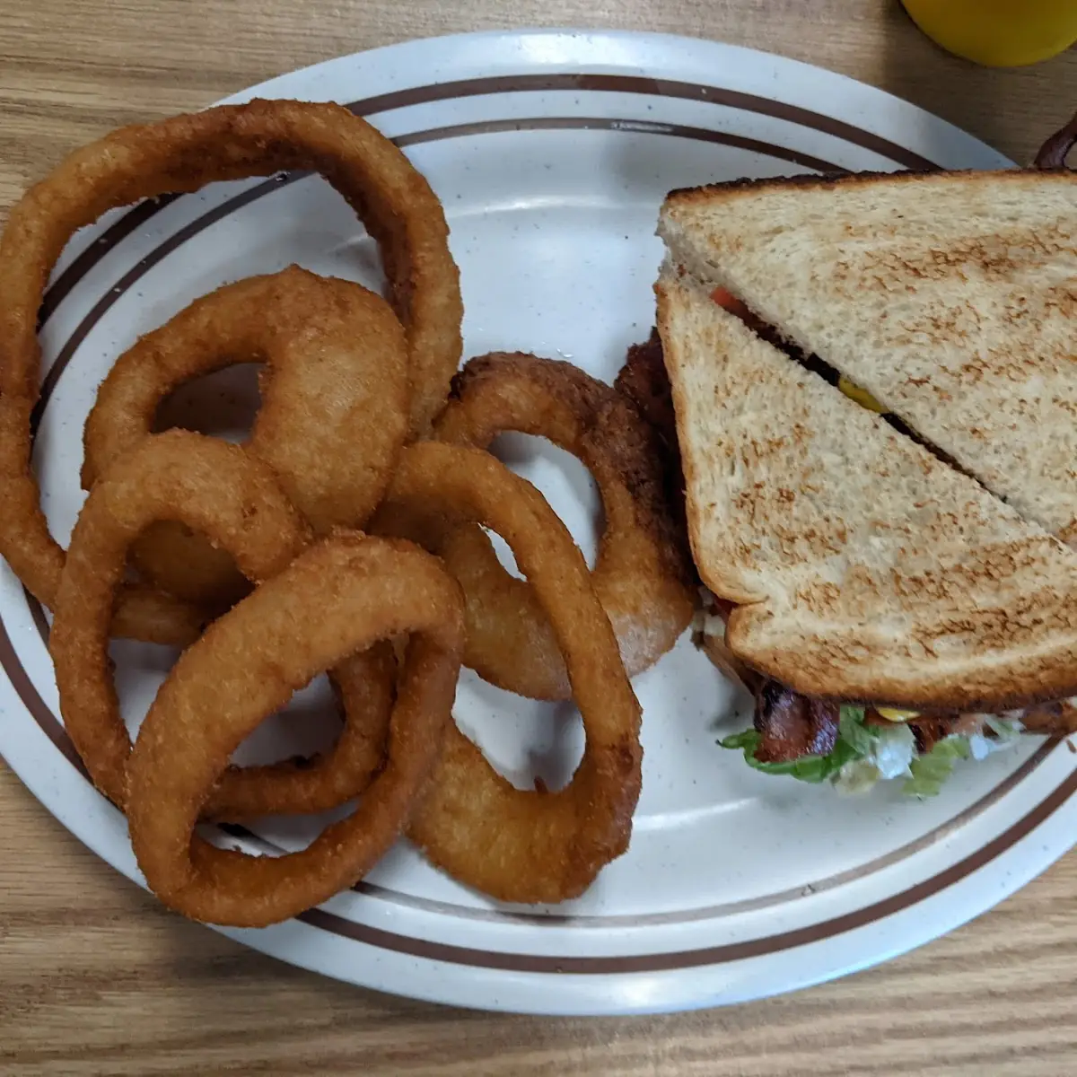 blt and Onion Omelette