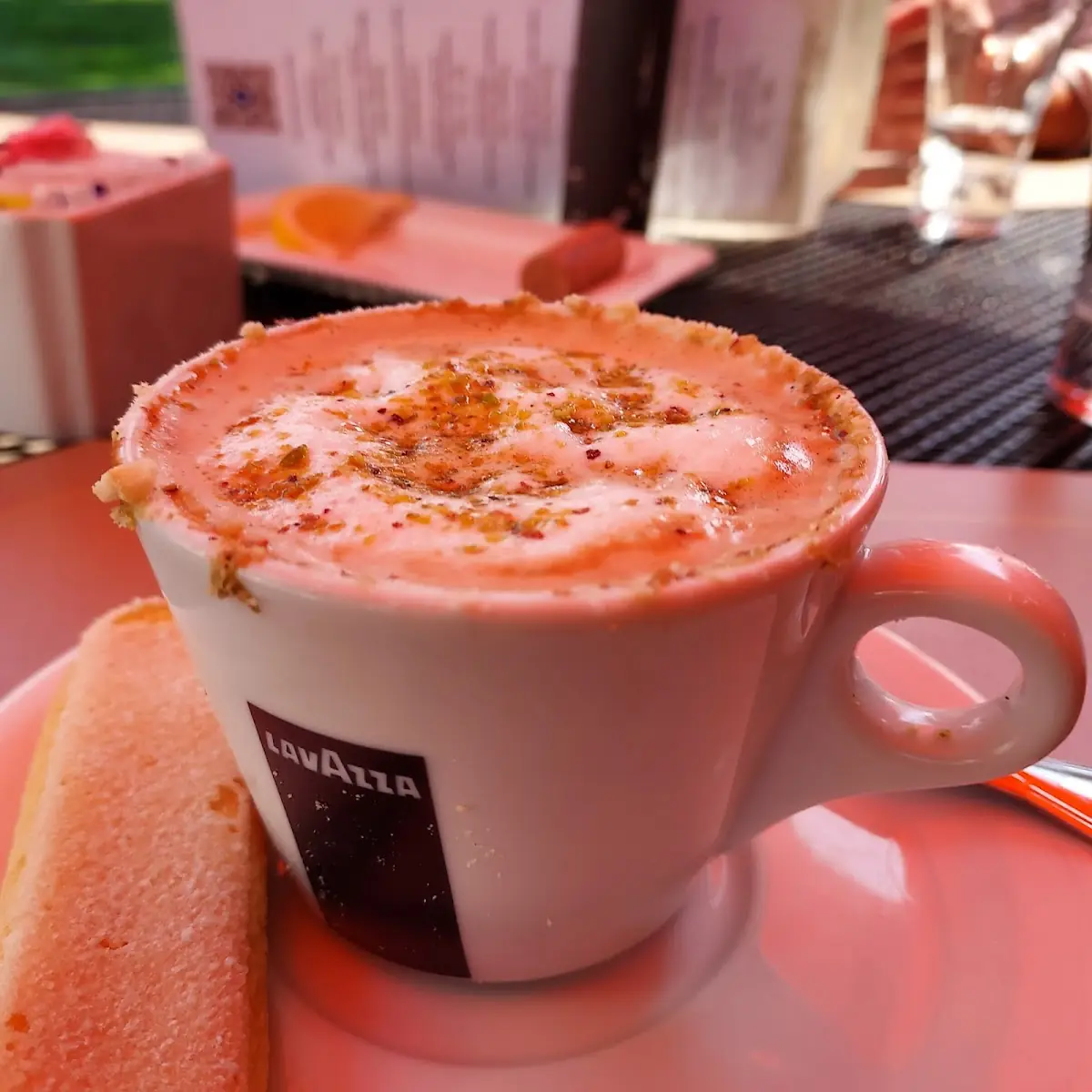 Capacino with Pistachio Cream