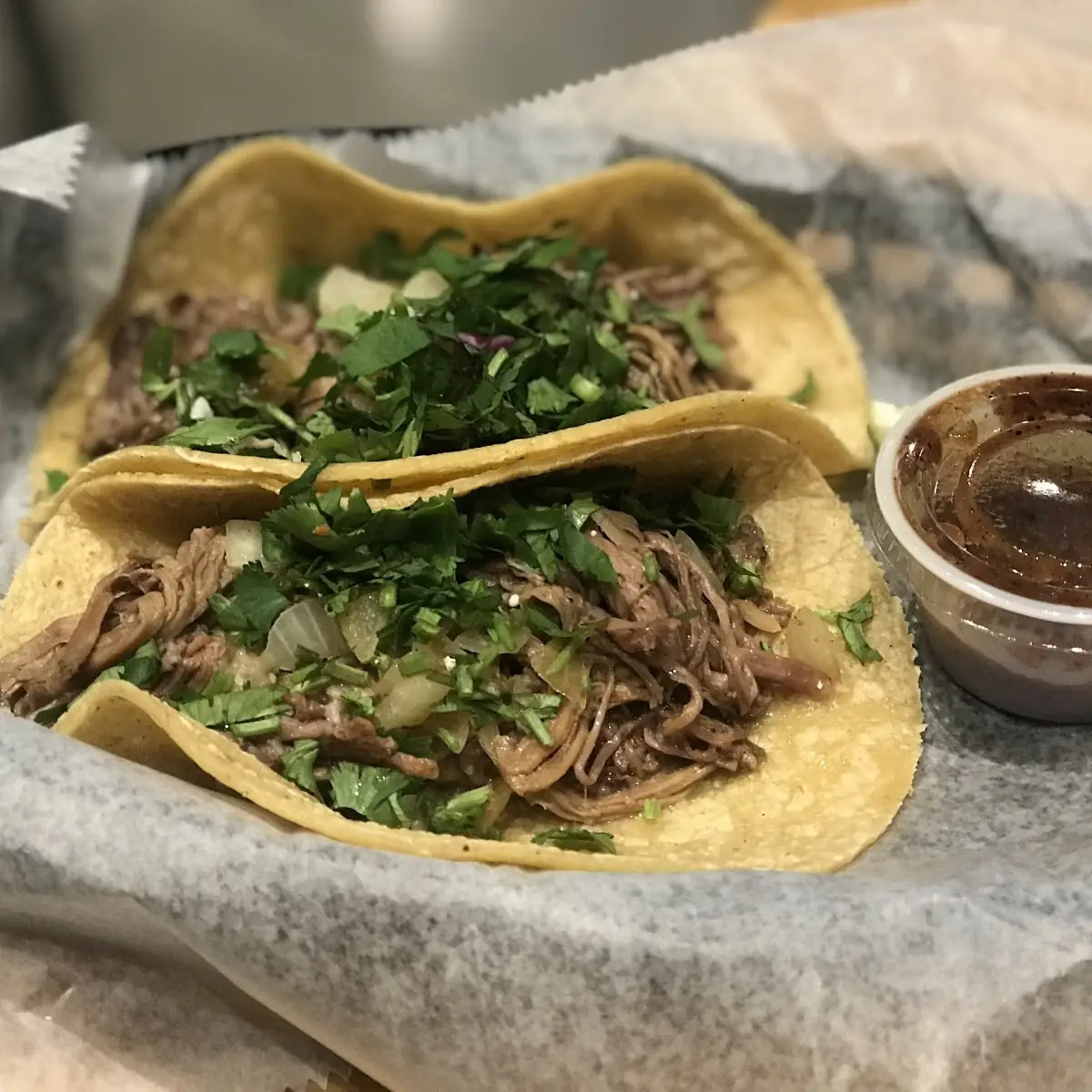 Brisket Egg & Cheese Taco