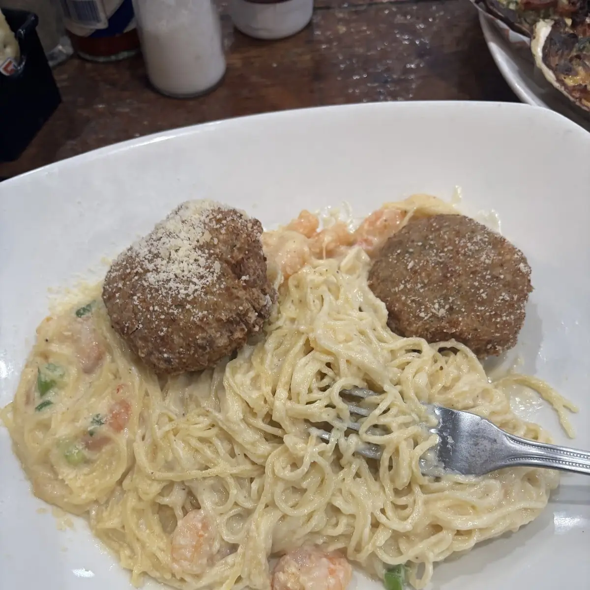 Crab Cake Pasta