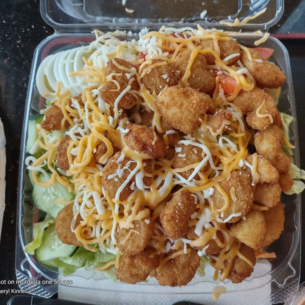 Fried Shrimp Salad