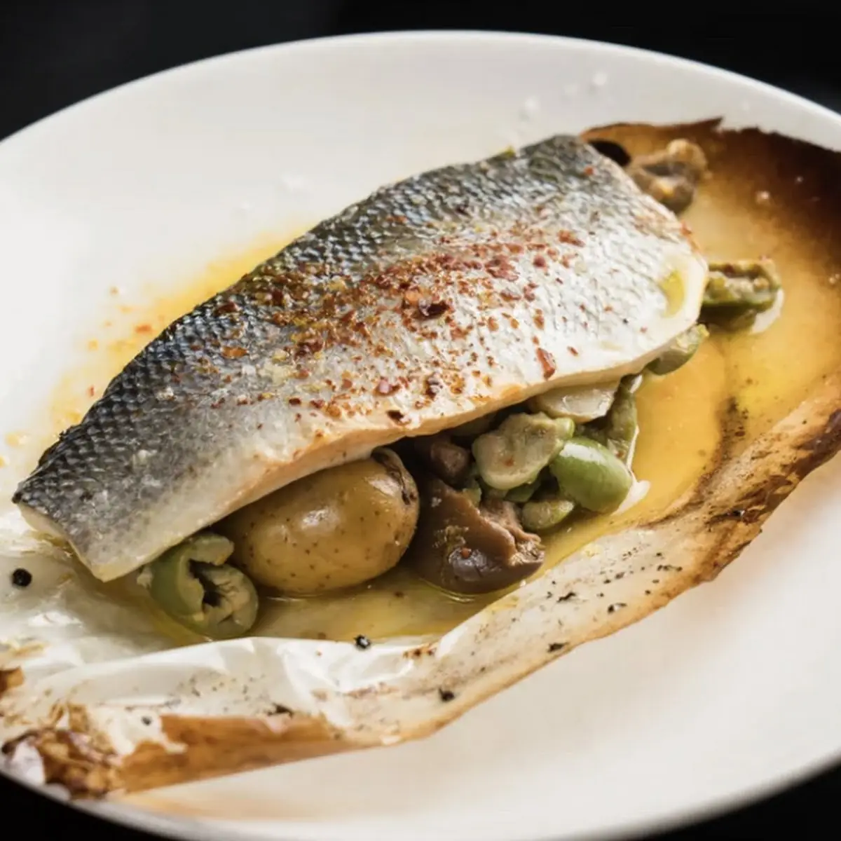 Branzino in Cartoccio