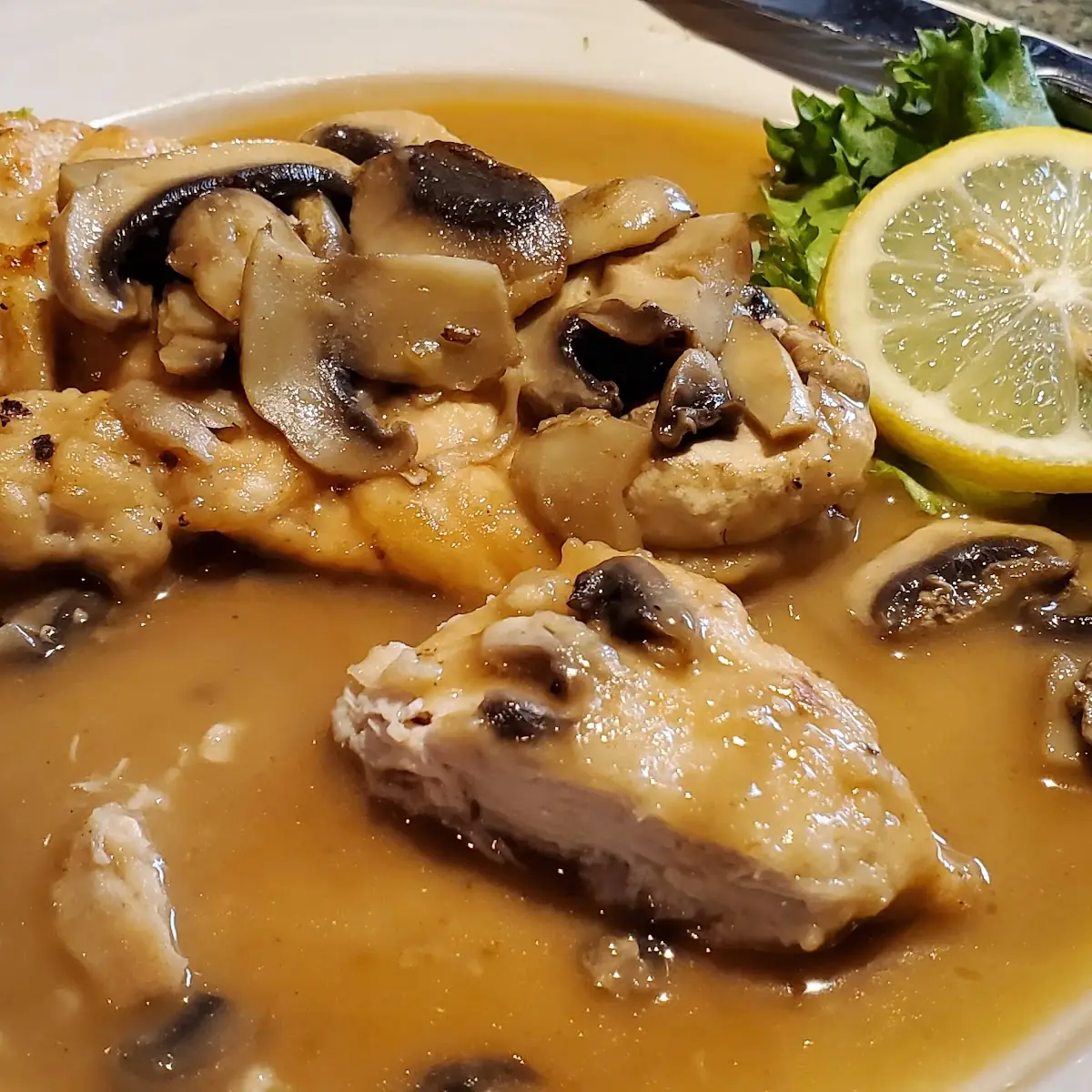 Chicken Marsala Lunch