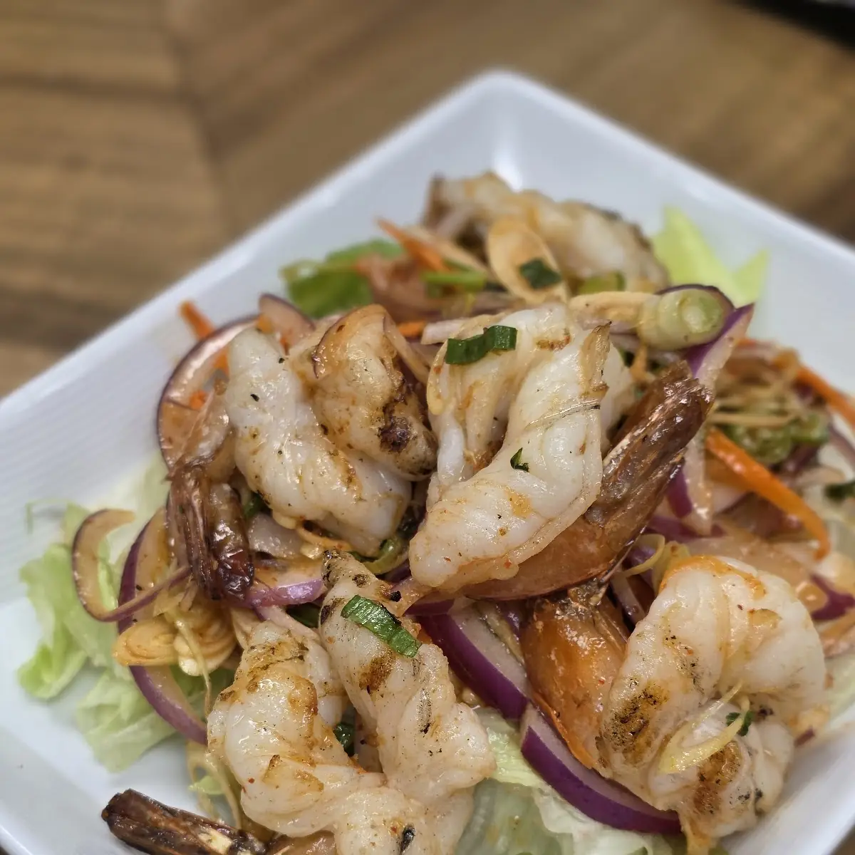 Pla Goong Spicy Shrimp Salad