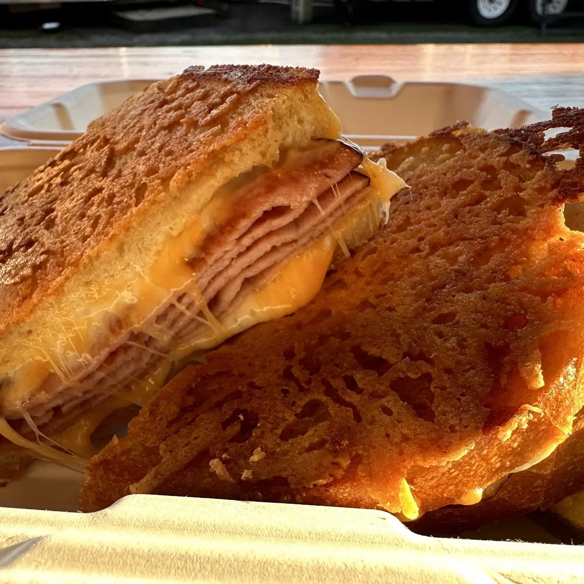 Grilled Ham and Cheese Melt
