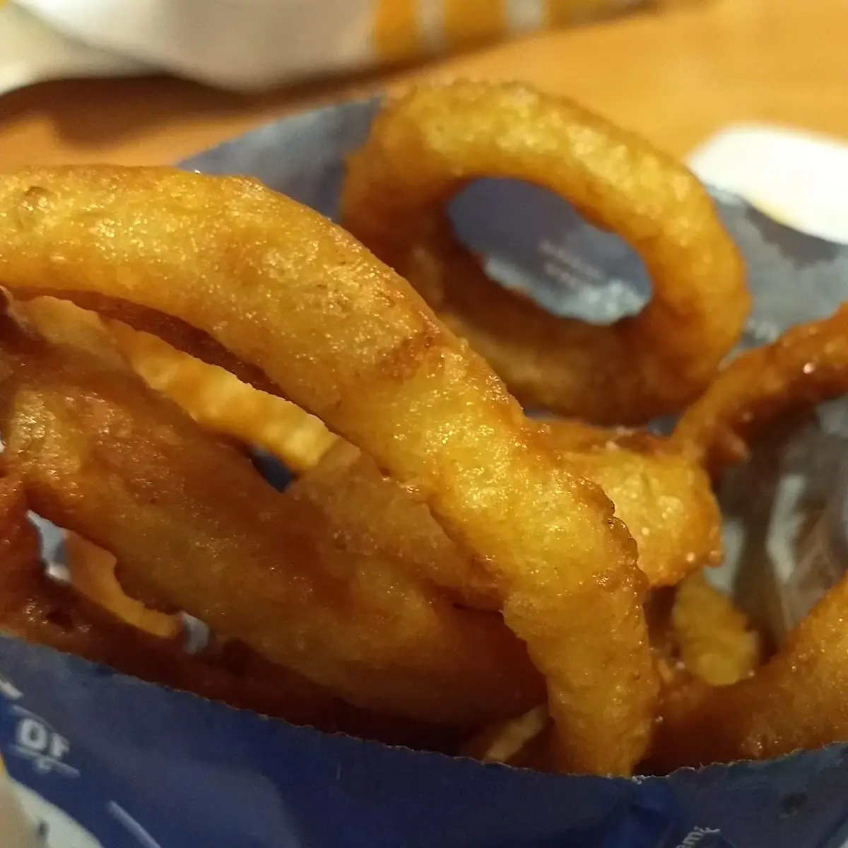 Bacon Cheeseburger Deluxe & Onion Rings