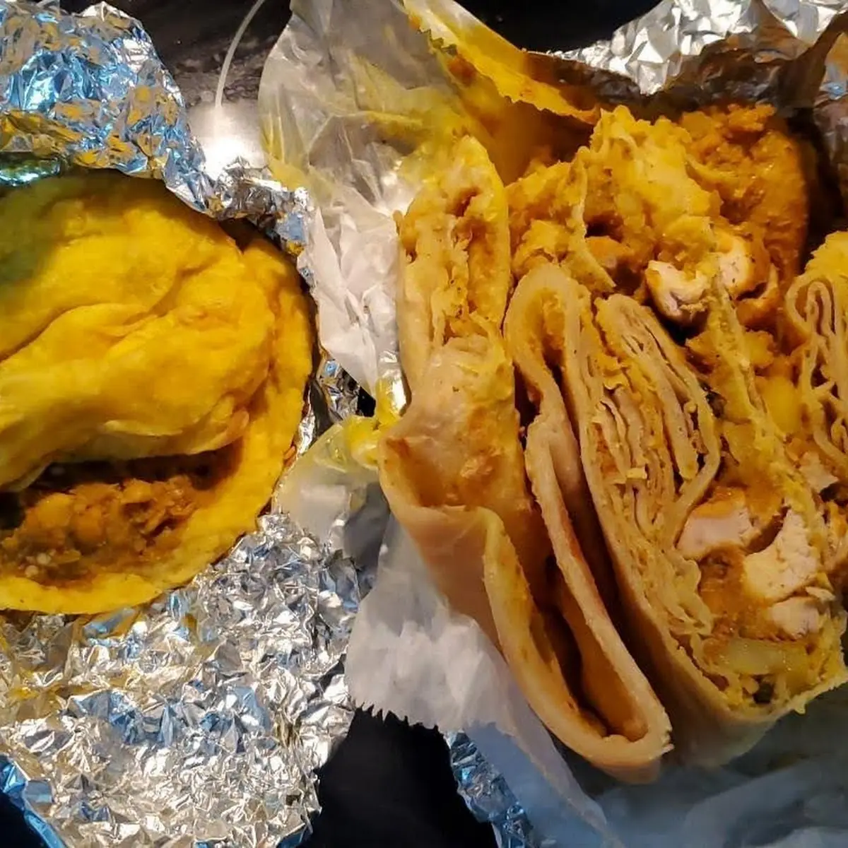 Boneless Chicken Roti & Doubles