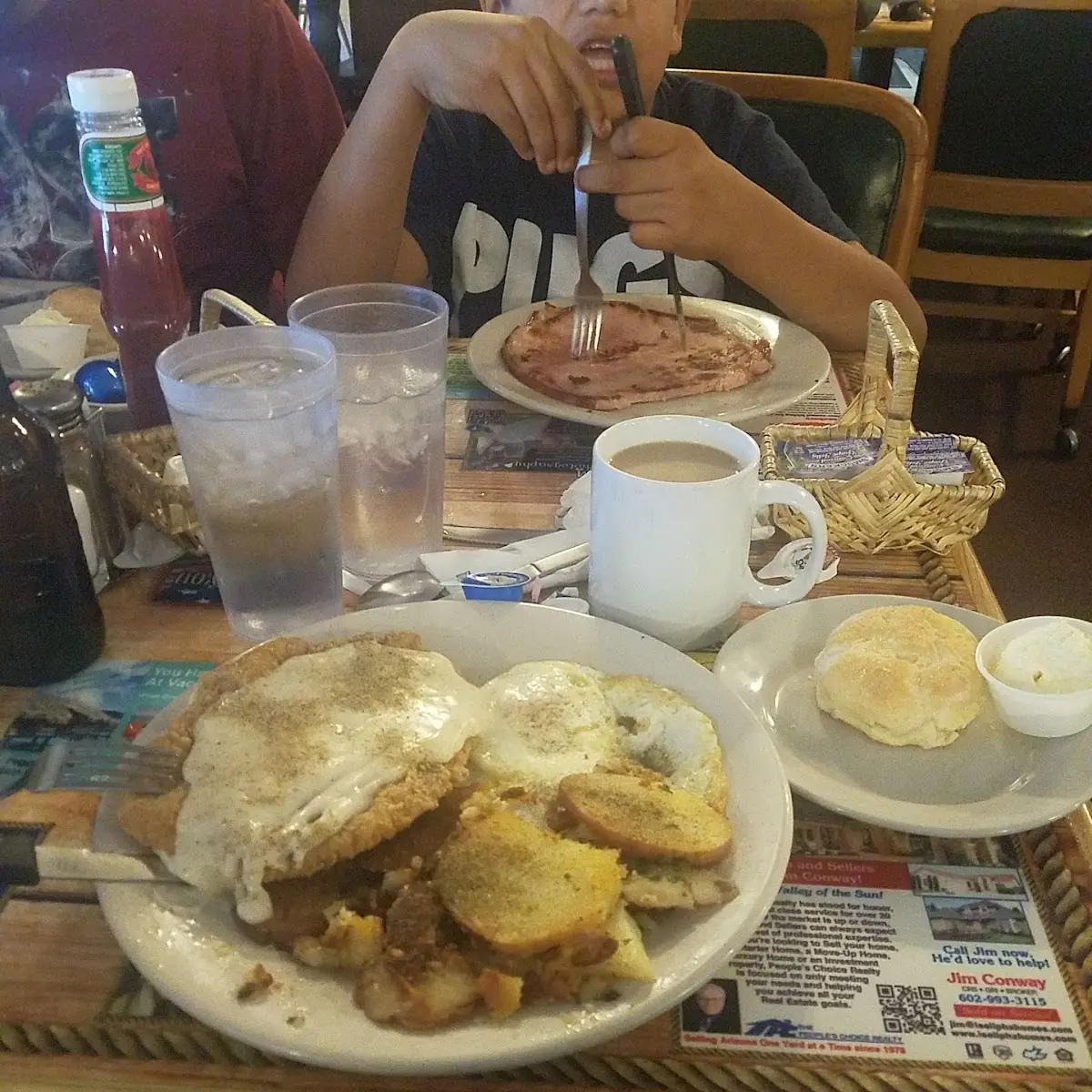 Chicken Fried Steak and Eggs