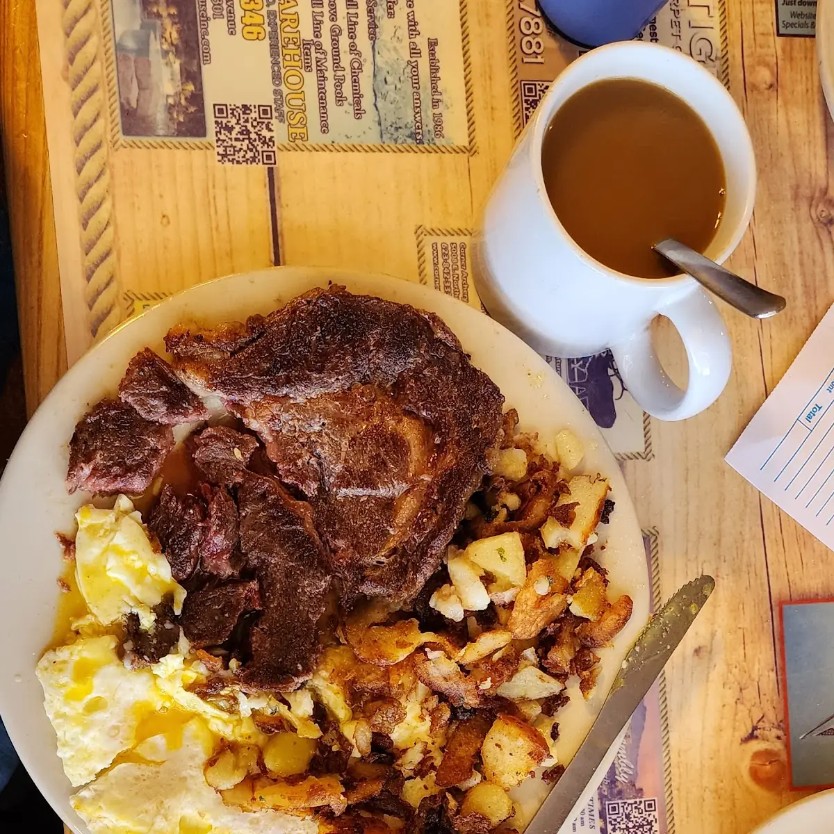 Ribeye Steak and Eggs