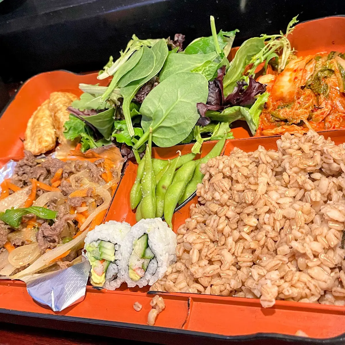 BBQ Beef Bento Box