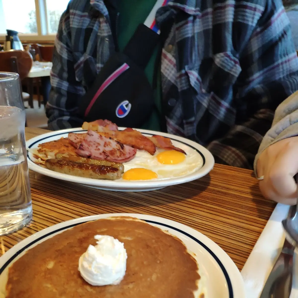 Chicken Fried Steak and Eggs Any Style Requested High Protein Pancakes
