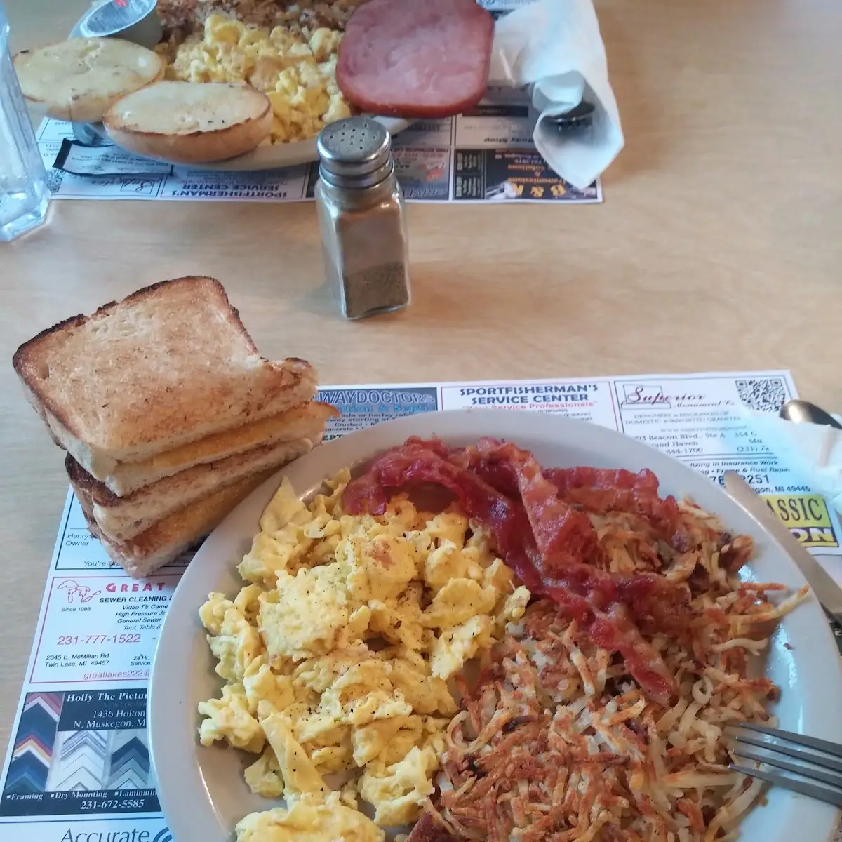Eggs Corned Beef Hash & Toast