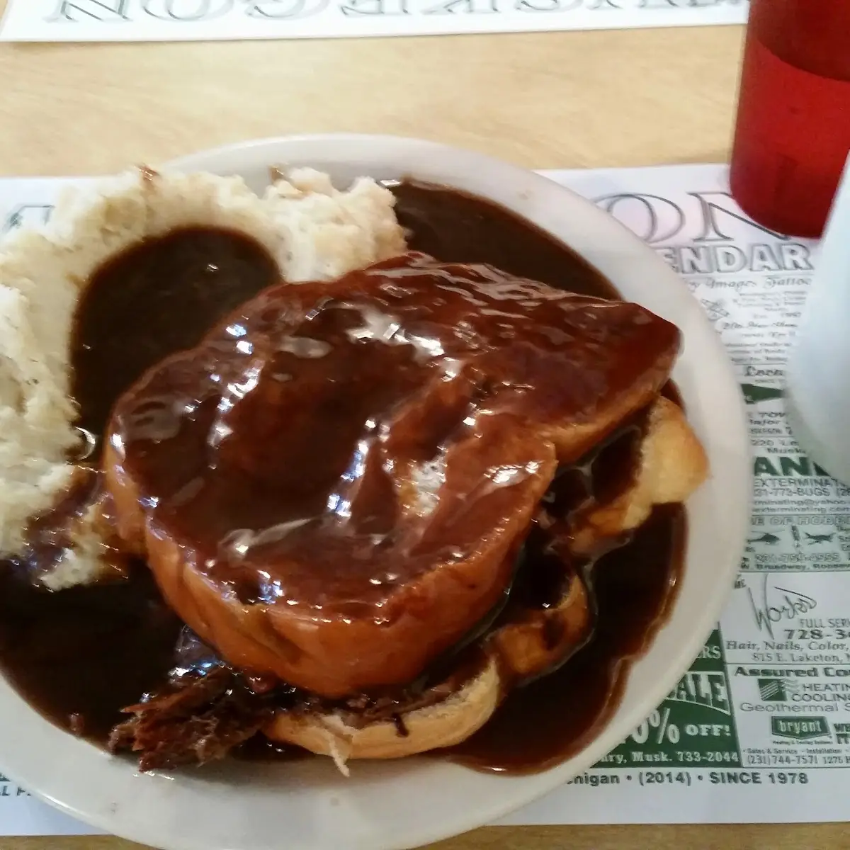 Hot Beef Sandwich