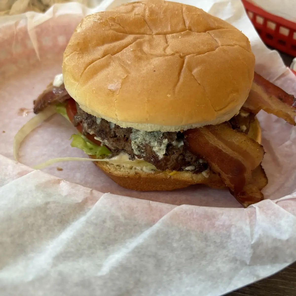 Blue Cheese Bacon Burger