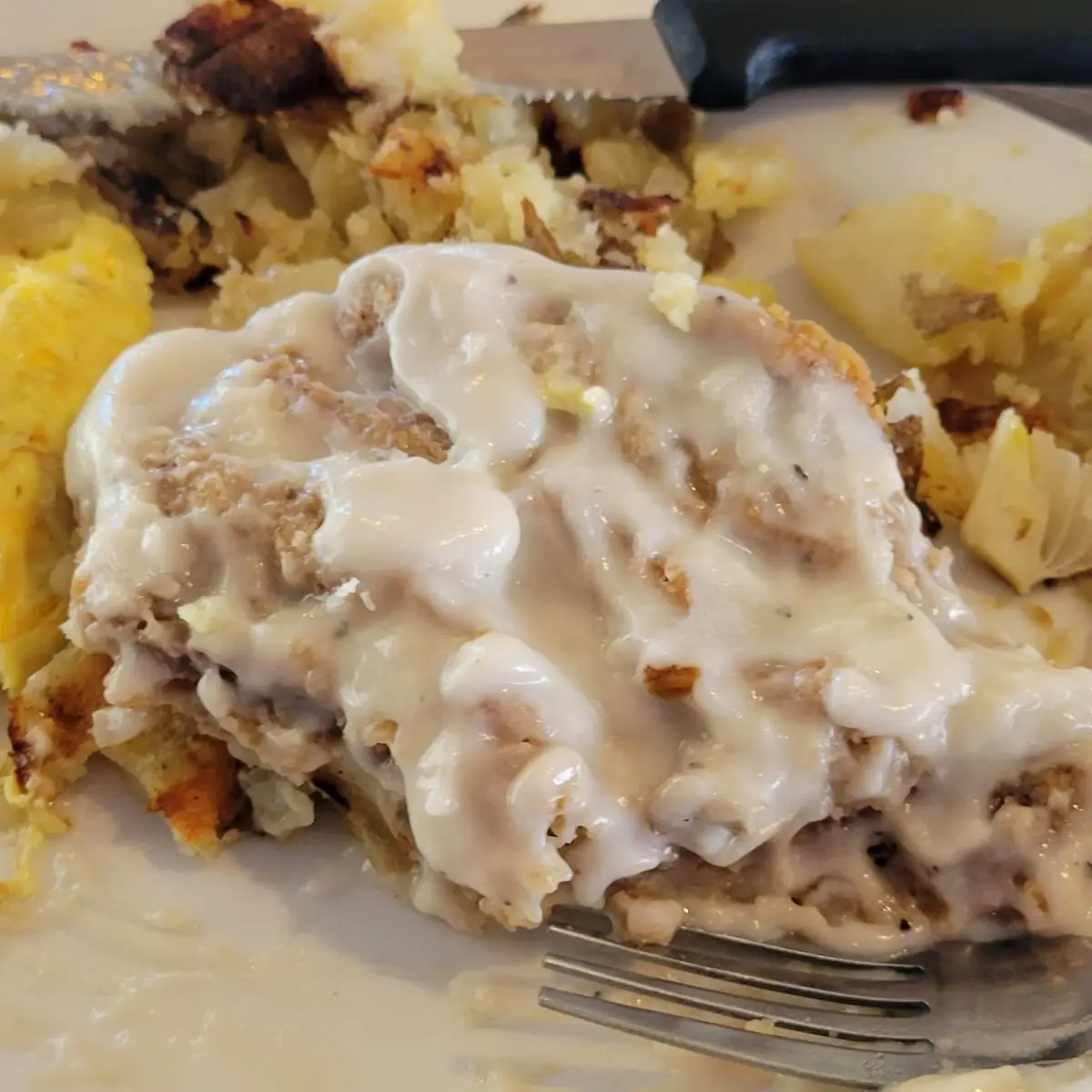Chicken Fried Steak and Eggs