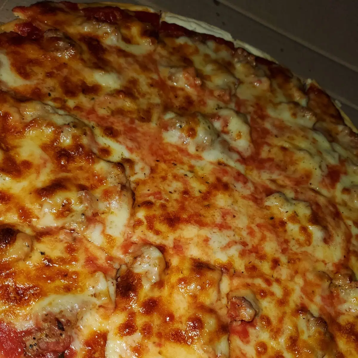 Large Thin Crust Sausage Pizza