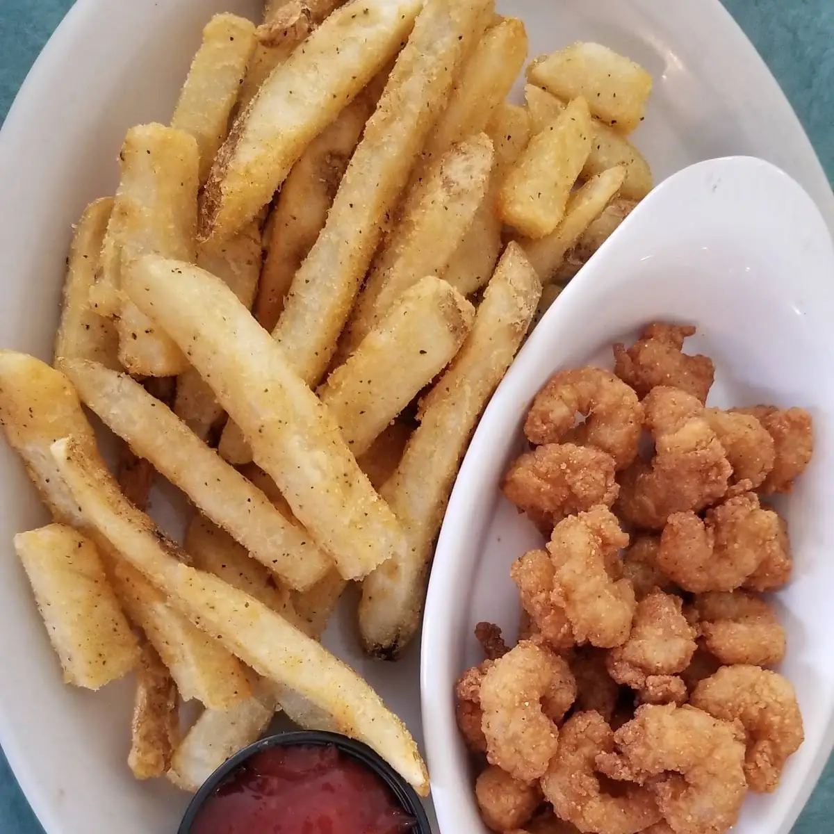 Fried Shrimp and Fries