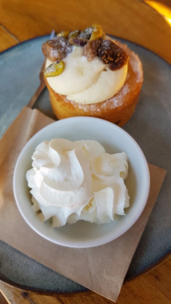 Fig & Pistachio Friand, The Green Mango Cafe