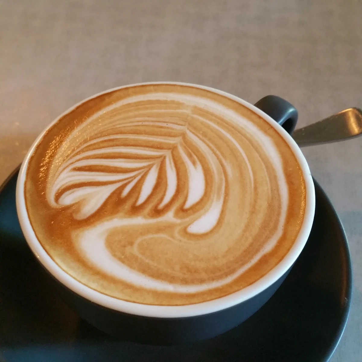Large Flat White, The Green Mango Cafe