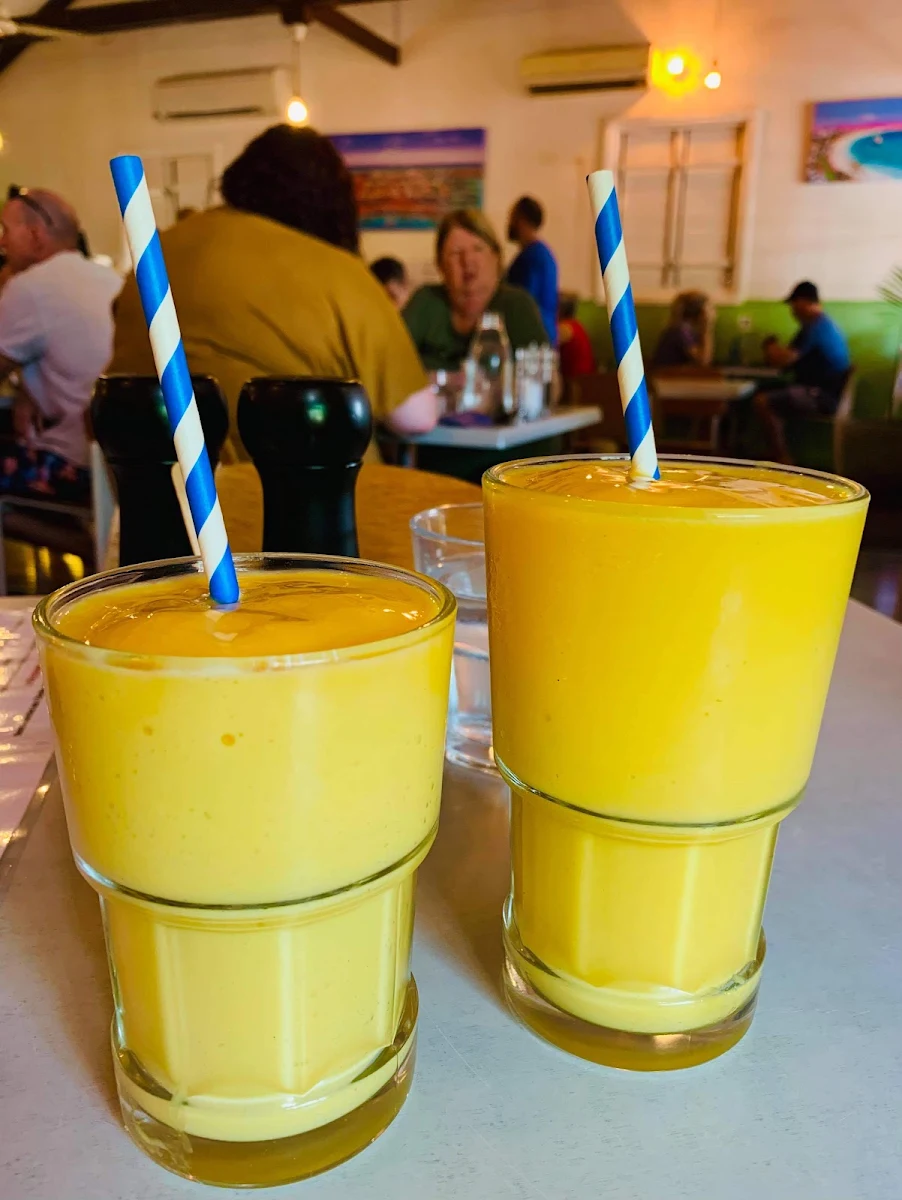 Mango Smoothie, The Green Mango Cafe