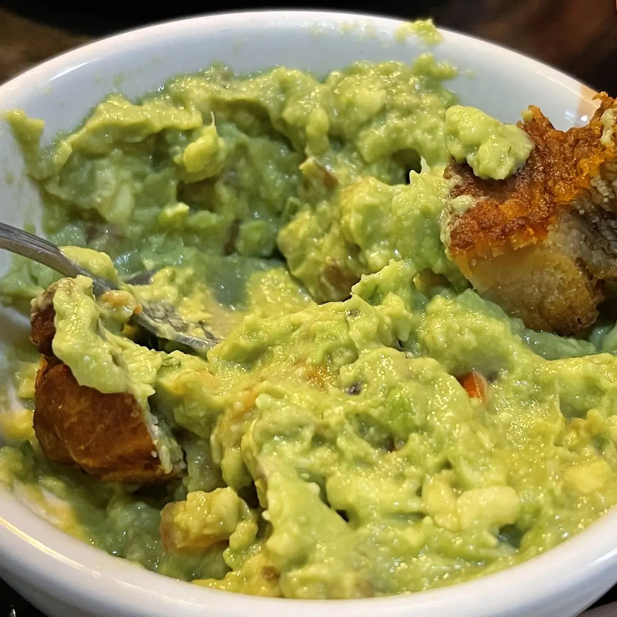 Guacamole with Pork Belly