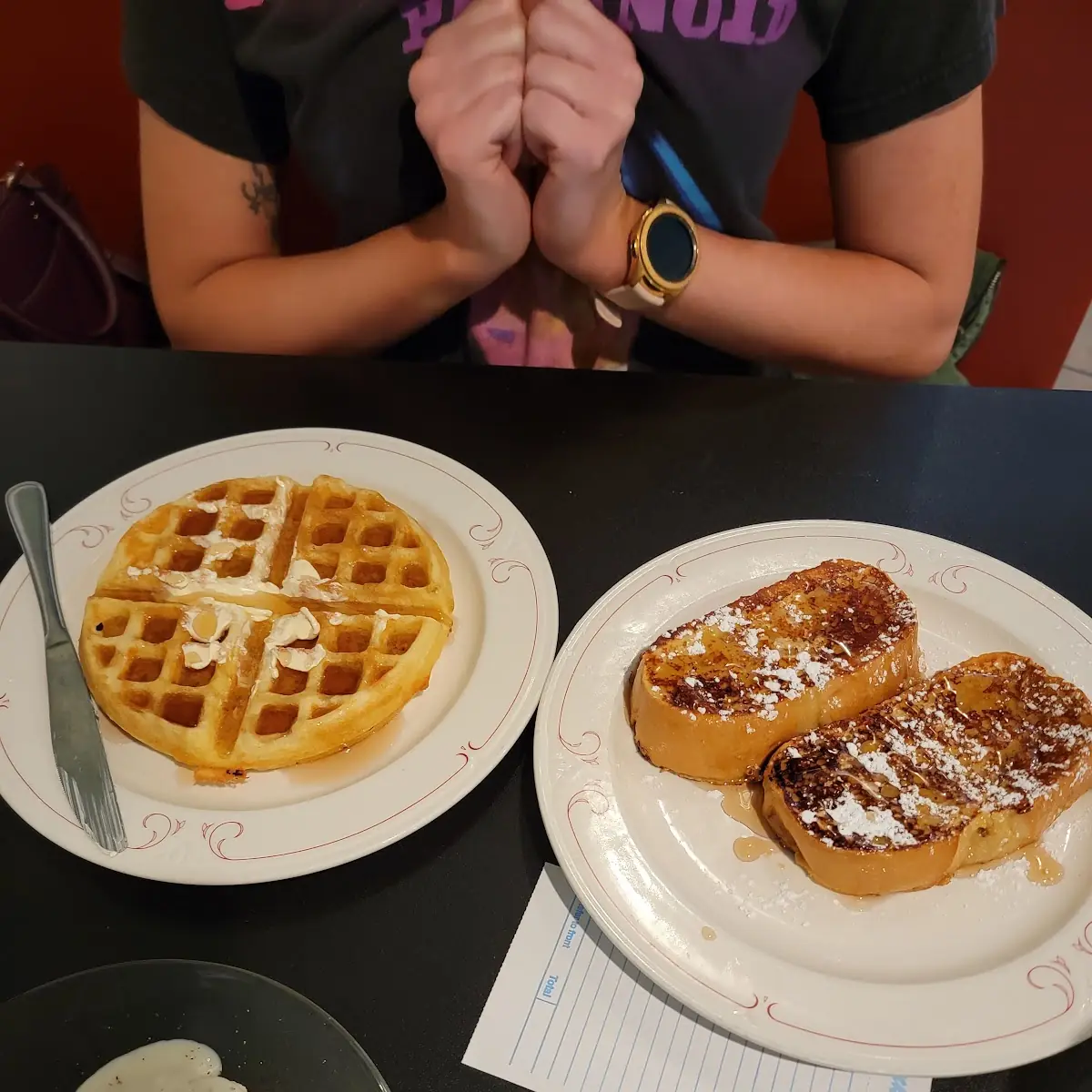 French Toast and Waffle