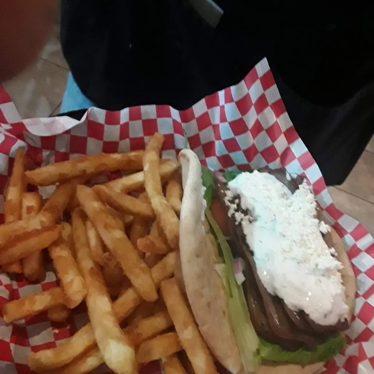 Gyro Sandwich with Fries