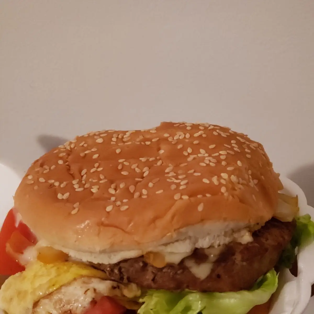 Omelette Cheeseburger