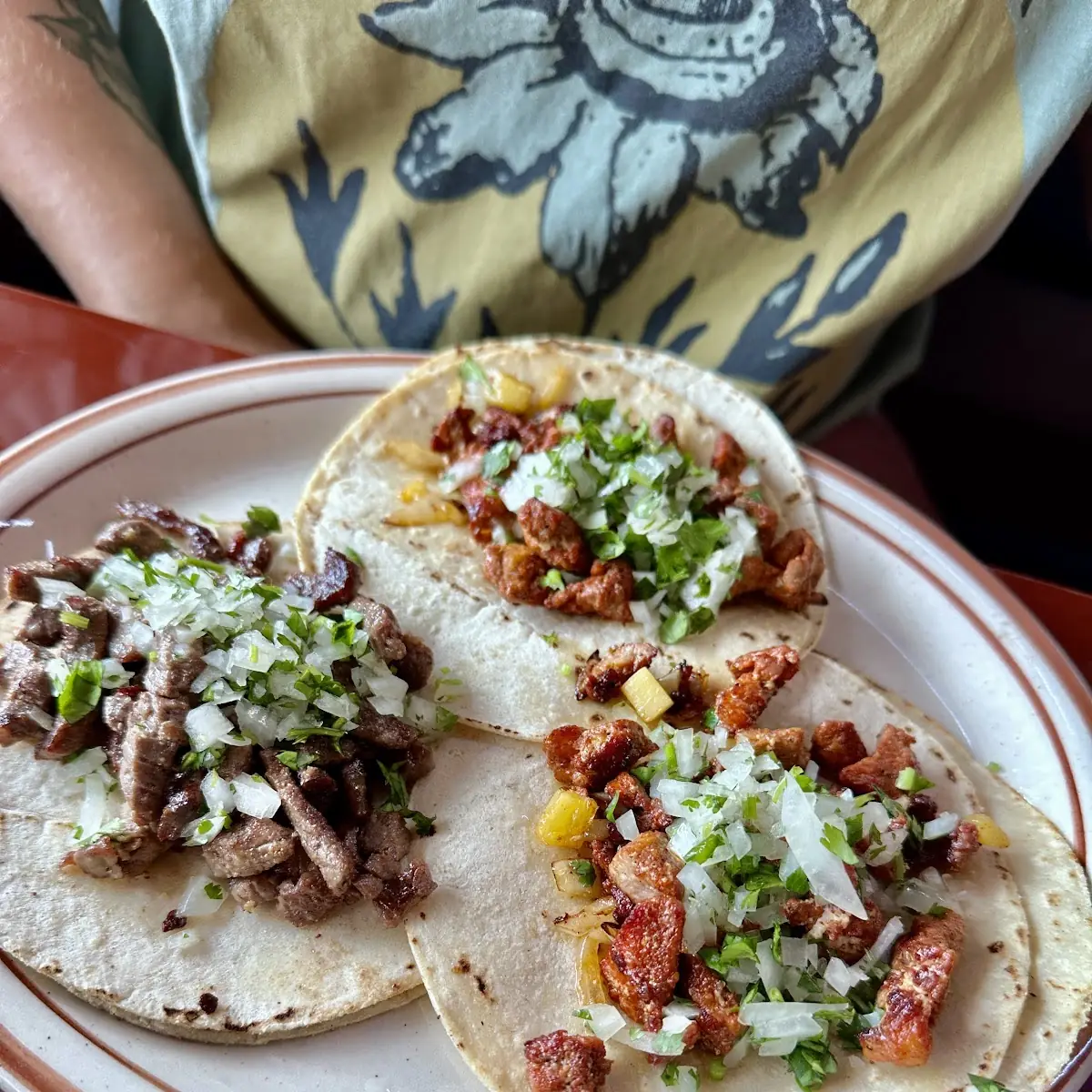 Three Tacos Steak Street Tacos