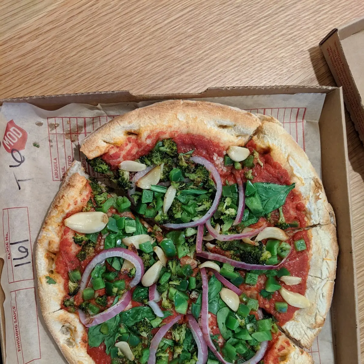 Vegan Pizza from Mod