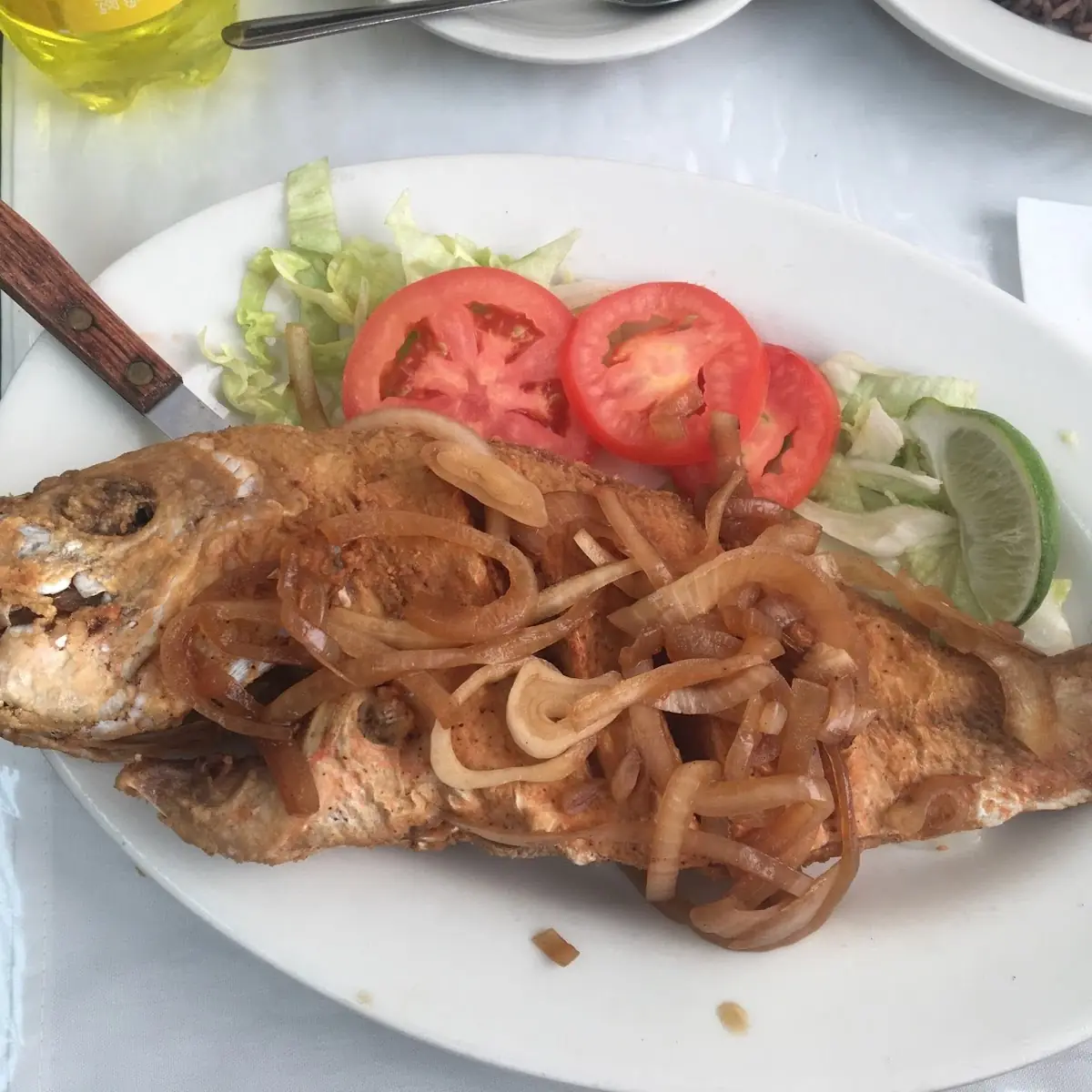 Pargo Rojo Frito Fried Red Snapper
