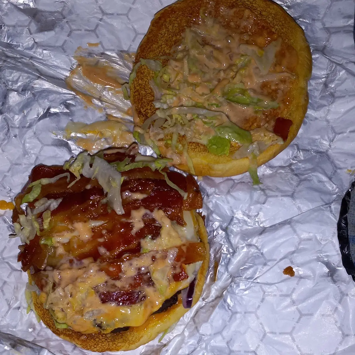 Big Cheesy Bacon Burger