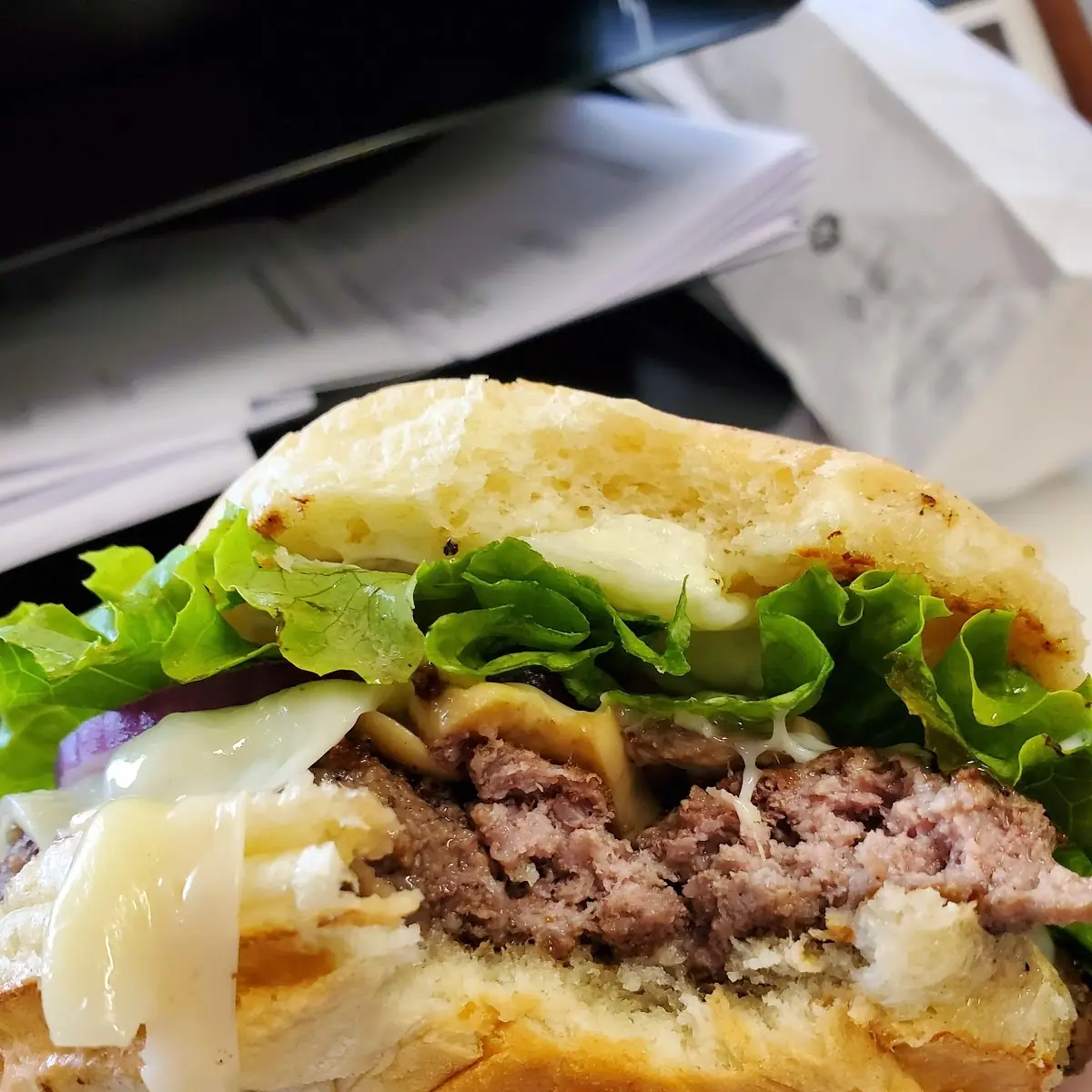 Mushroom Swiss Burger